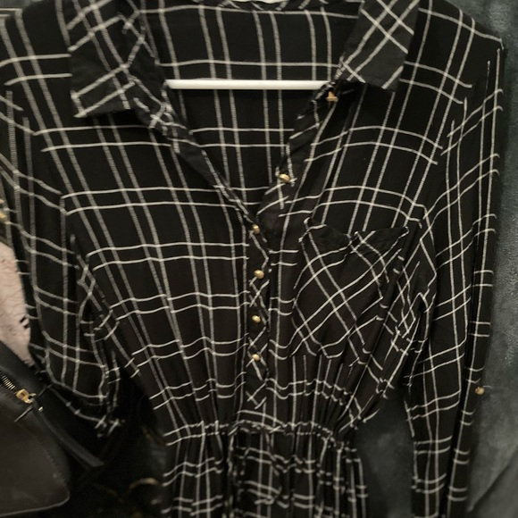⭐️👗JUSTFAB PLAID SHIRT DRESS👗⭐️ - Picture 4 of 11